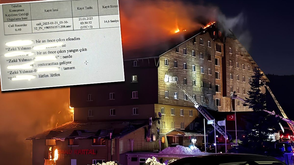 Kartalkaya faciasında skandal yazışma dava dosyasında: 'Yangın çıktı, bir an önce çıkın efendim'