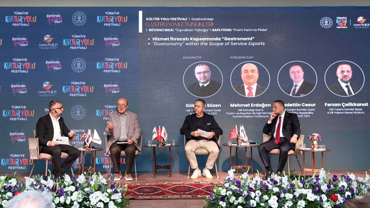Gastronomi festivalinde “Gastronomi Ve Hizmet İhracatı” paneli düzenlendi