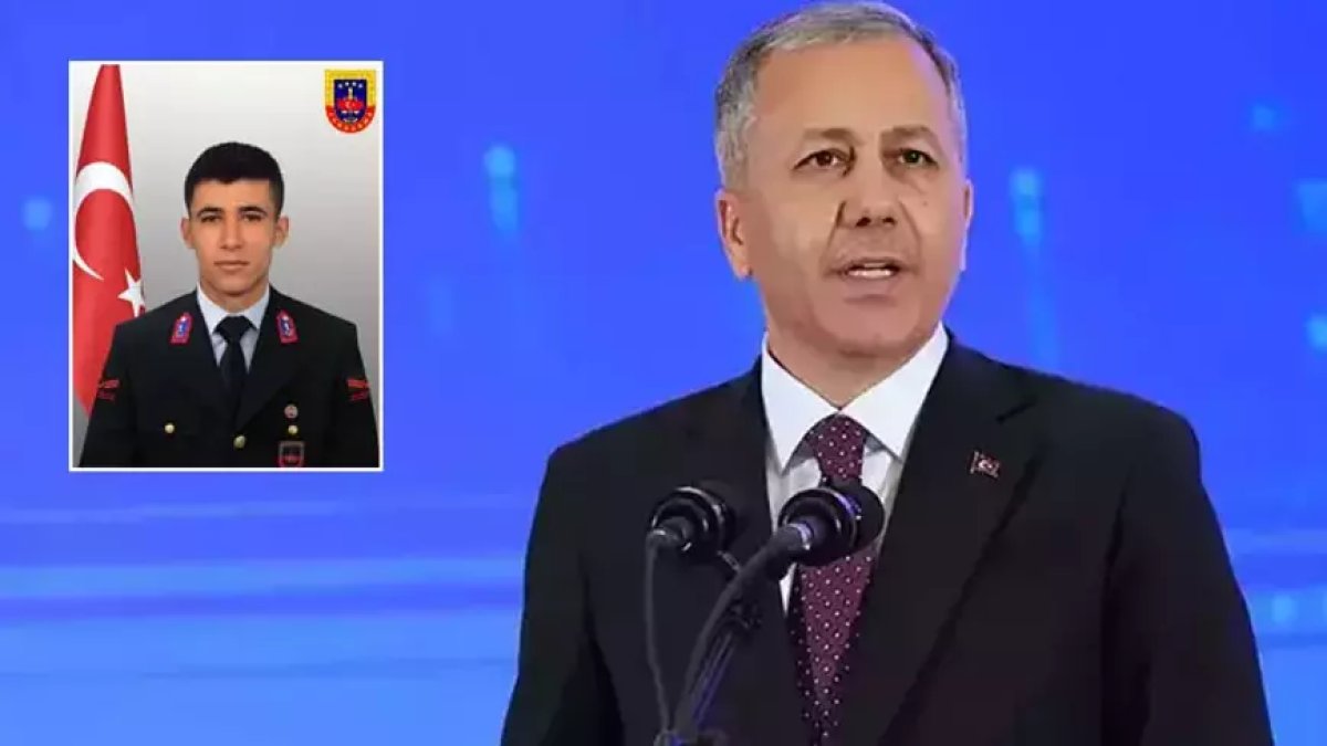 Yerlikaya'dan Şehit Uzman Çavuş Yücel Yeşil için taziye mesajı