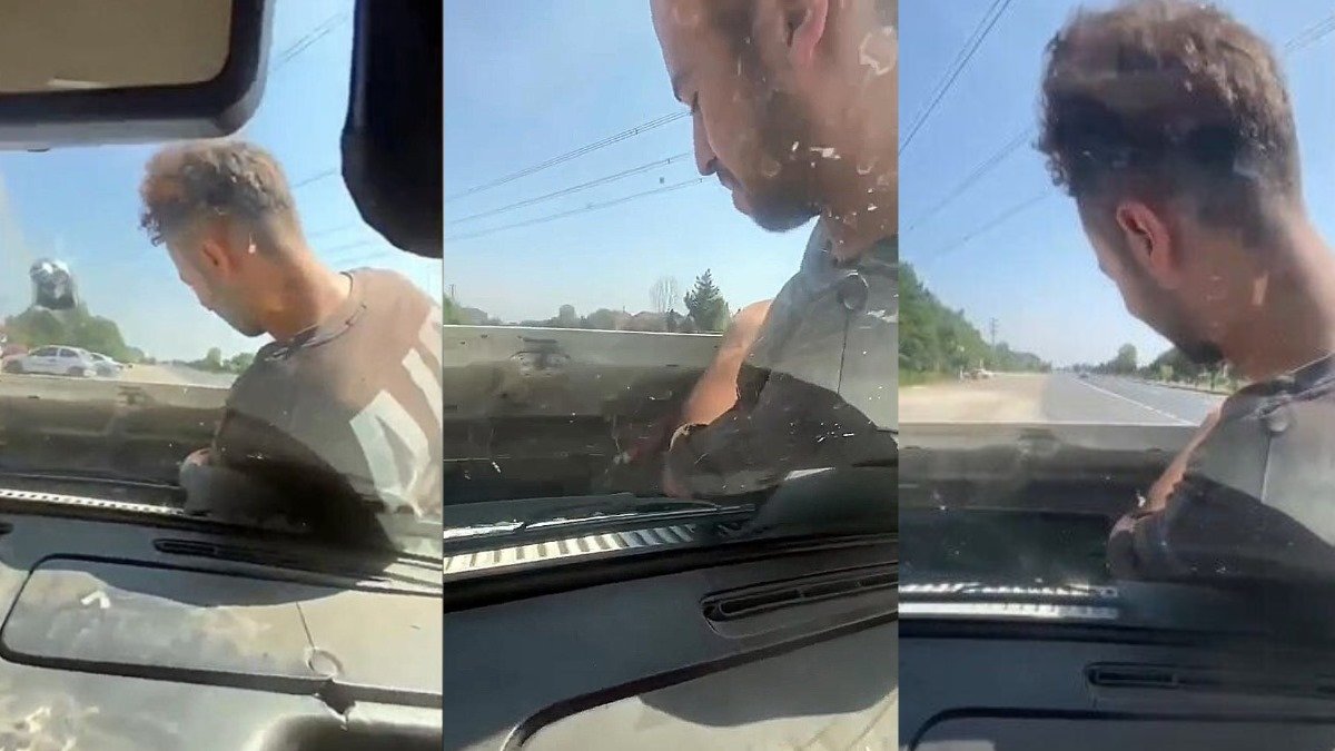 "Like" uğruna canlarını hiçe saydılar: Kaputun üstünde ters yönde gidip sosyal medyada paylaştılar, 12.800 TL ceza geldi!