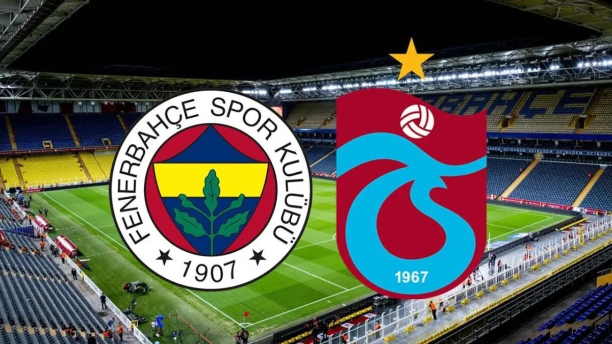 Süper Lig'de derbi zamanı: Fenerbahçe'nin konuğu Trabzonspor
