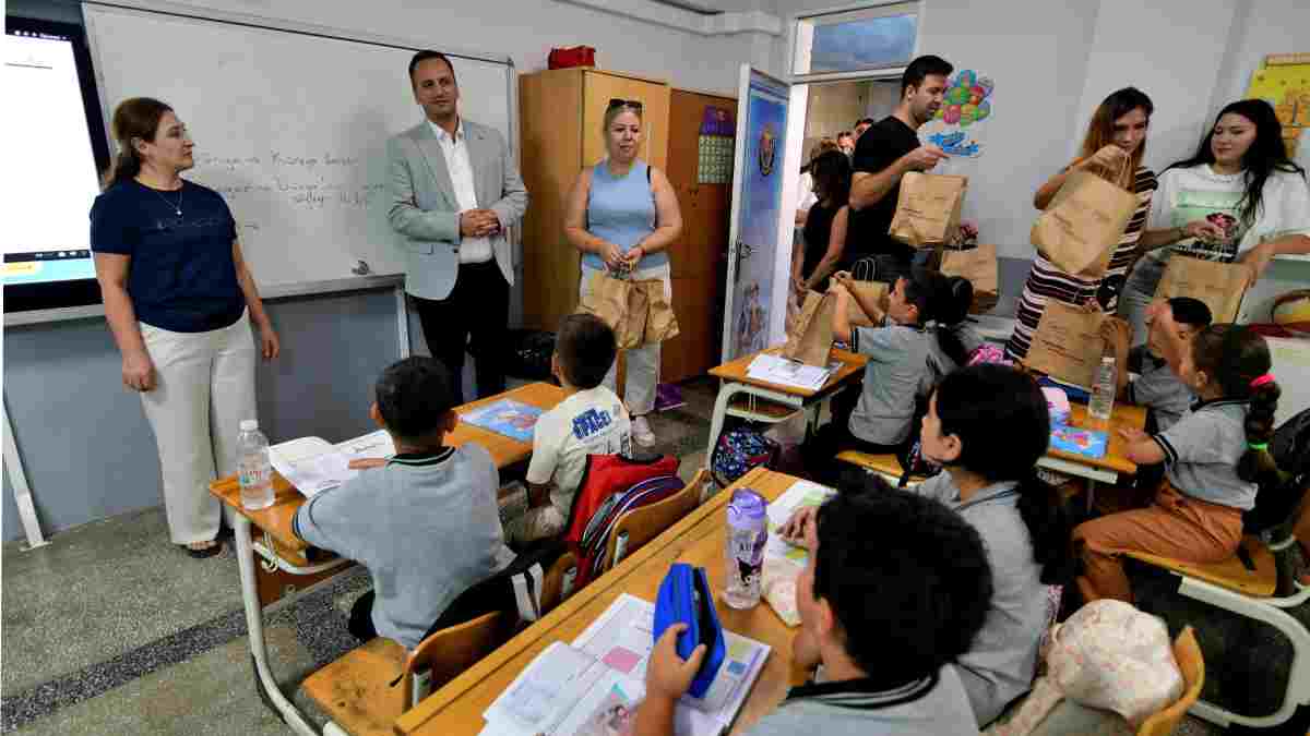 Başkan Eşki’den miniklere sürpriz ziyaret