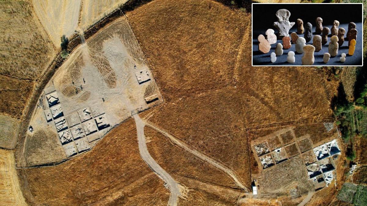 Tavşanlı Höyük’te 4 bin 500 yıllık idoller gün yüzüne çıkarıldı