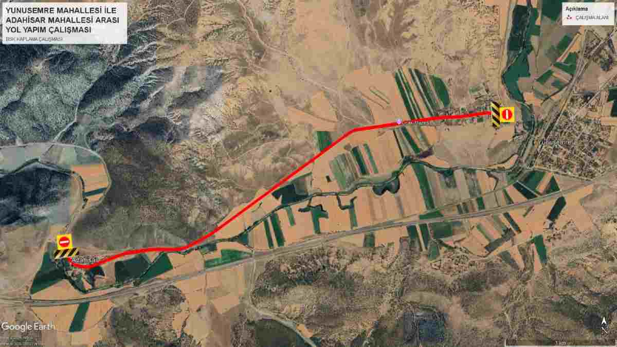 Büyükşehir, Mihalıççık-Beylikova yolunda asfalt çalışması başlattı: Yol, 17 Eylül’de trafiğe kapanacak
