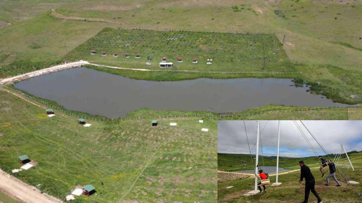Belediyeden ekipman desteği geldi, mahalleli el ele verdi! Bu gölet çok farklı: İmece usulü yapıldı