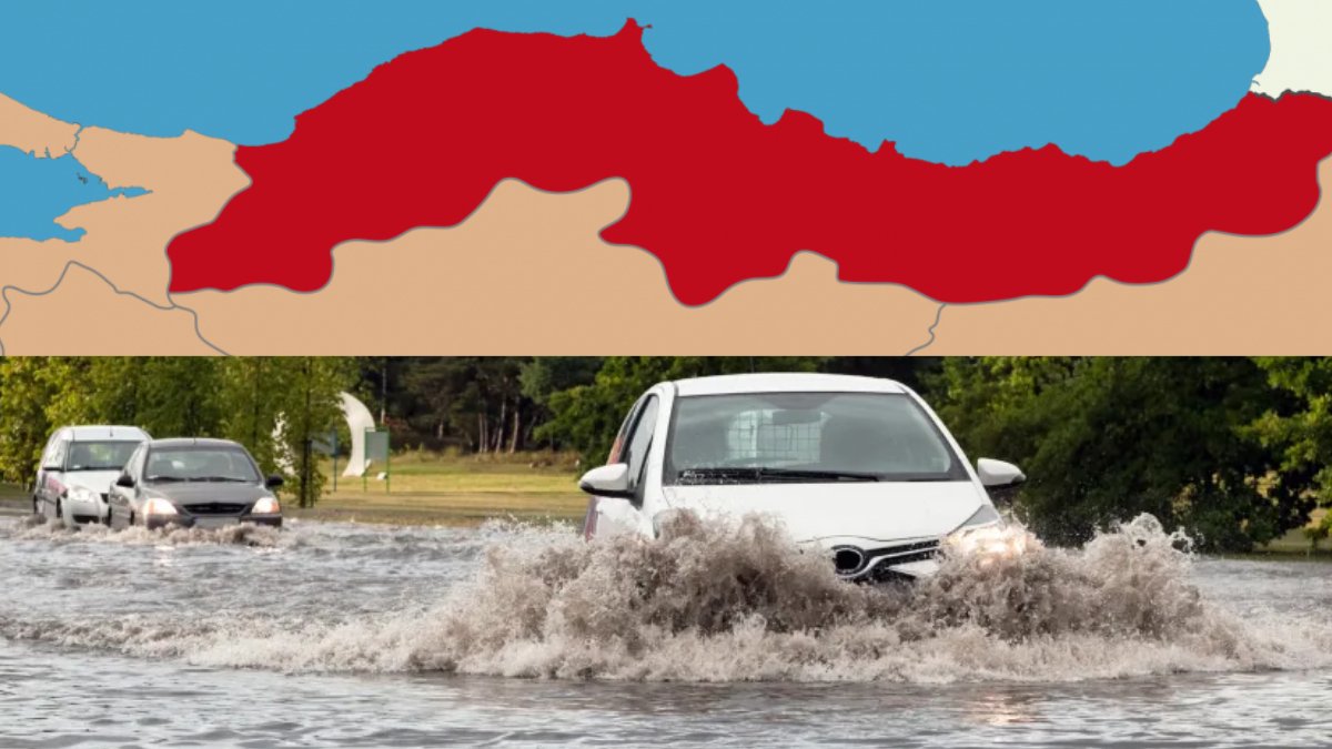Son dakika uyarısı! Karadeniz'de sel ve su baskını alarmı