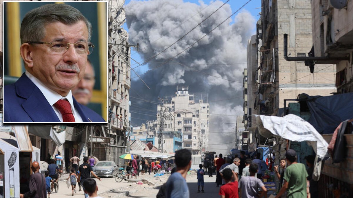 Davutoğlu: Mesaj açık, siz kınamaya devam edin, biz de yok etmeye