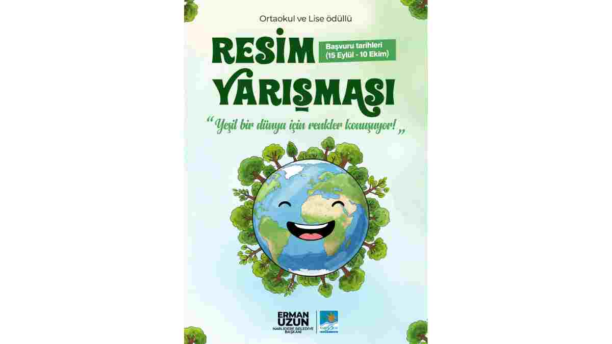 Narlıdere Belediyesinden çevre temalı resim yarışması