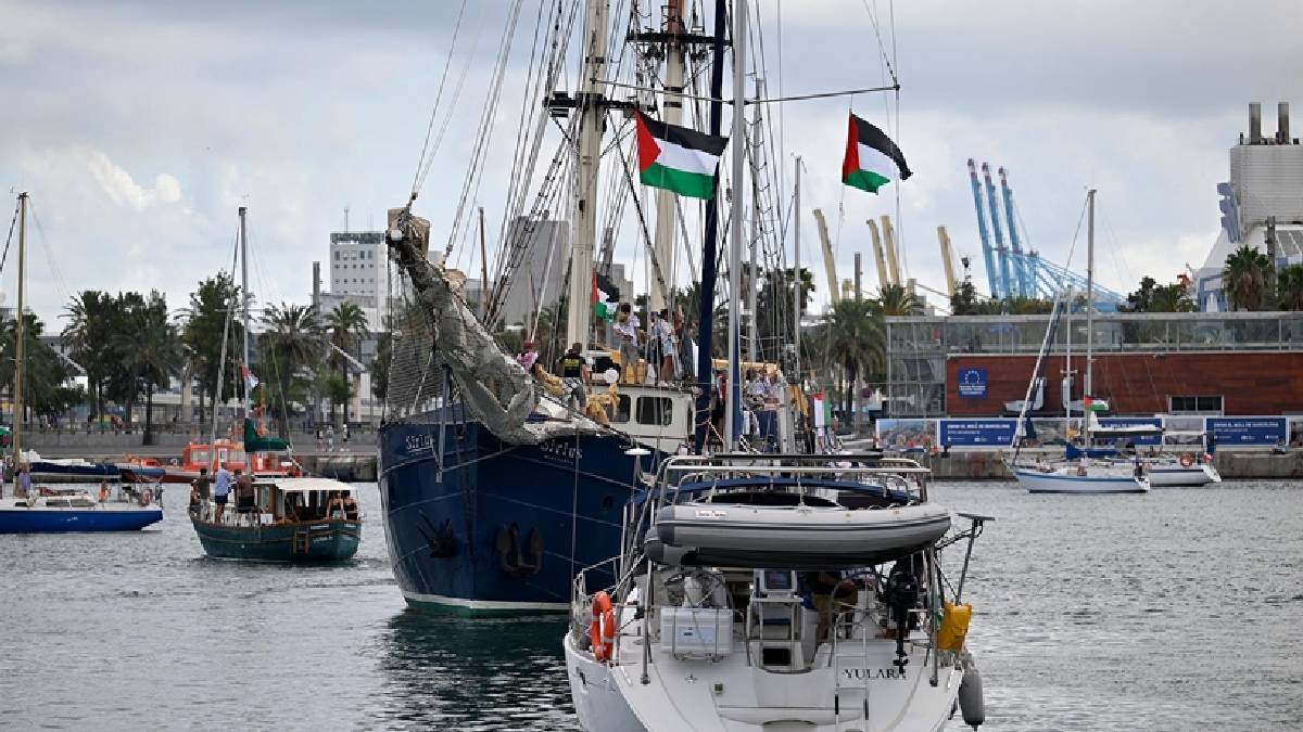 16 ülkeden Küresel Sumud Filosu için ortak çağrı: Gemilere karşı yasa dışı veya şiddet içeren eylemlerden kaçınılmalı