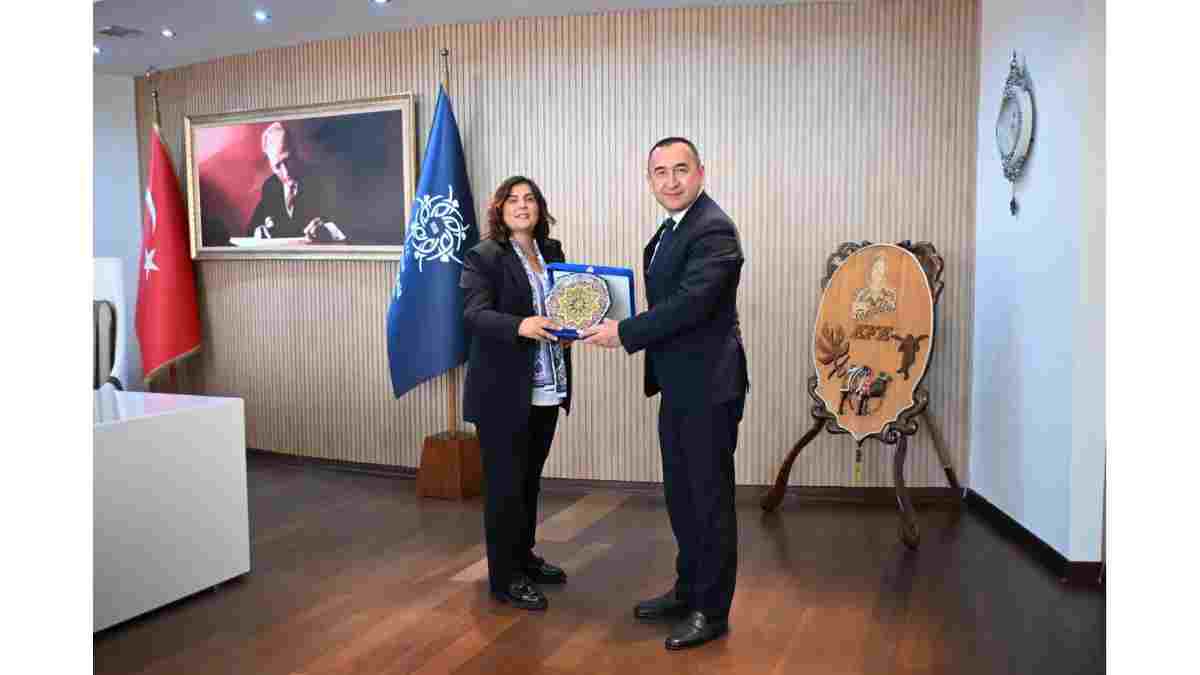 Başkan Çerçioğlu’na Özbekistan Cumhuriyeti Ankara Büyükelçisi İlkhom Khaydarov’dan ziyaret