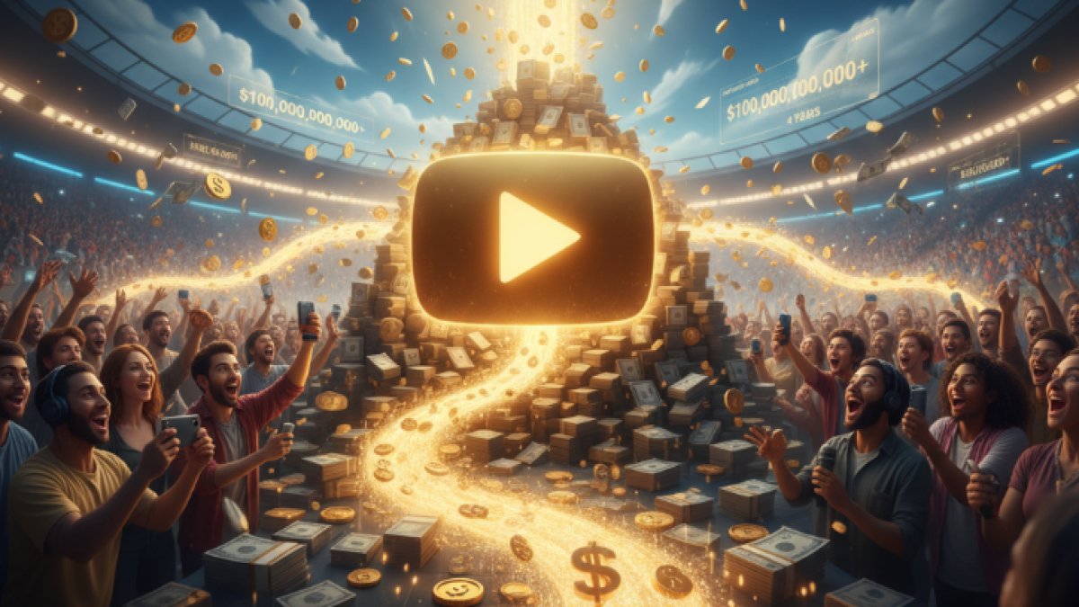 YouTube'dan rekor ödeme! İçerik üreticilerine 4 yılda 100 milyar dolardan fazla ödeme yapıldı