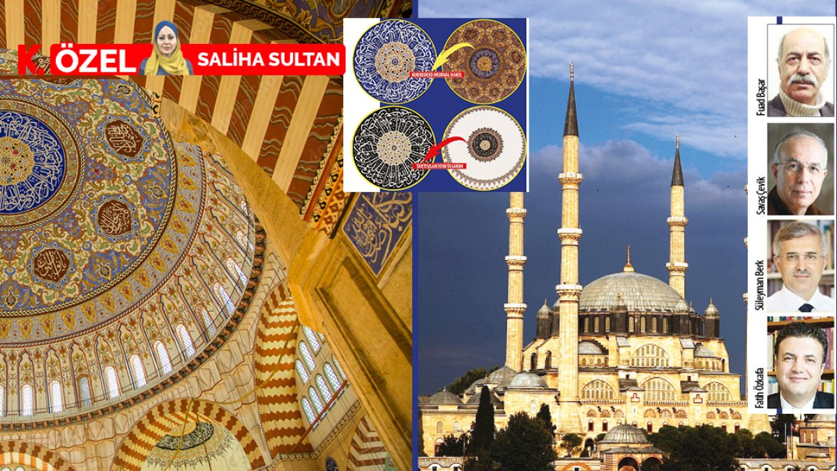 Hattın çırakları kubbedeki ustasına sahip çıktı