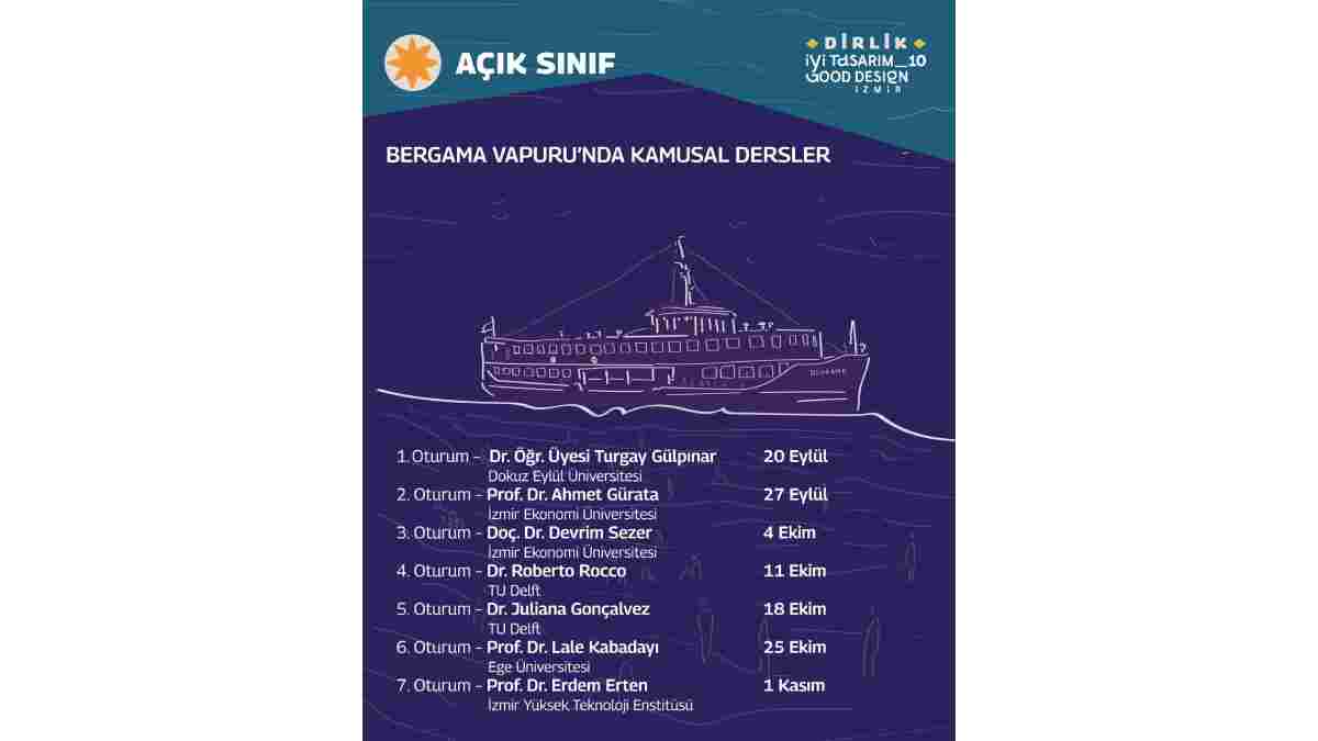 İyi Tasarım/Good Design İzmir_10’a doğru ilk durak: Kamusal Dersler