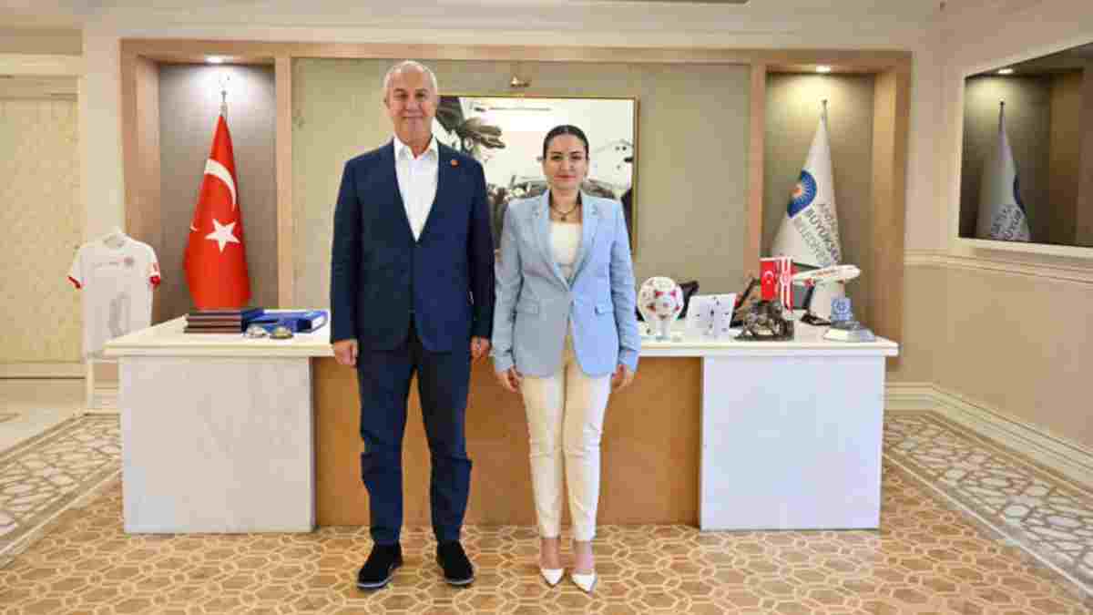 Başkan Vekili Büşra Özdemir Osman Tarık Özçelik ile bir araya geldi