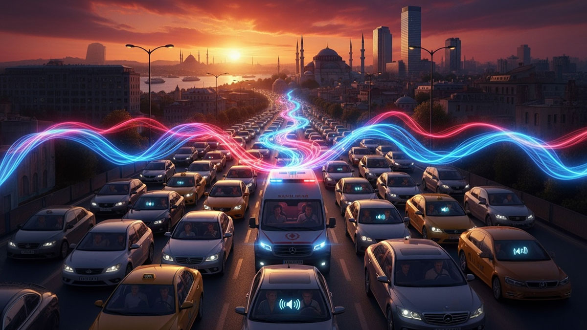 Bu sistem çok zekice! Trafikte ambulansların önünü açan teknoloji