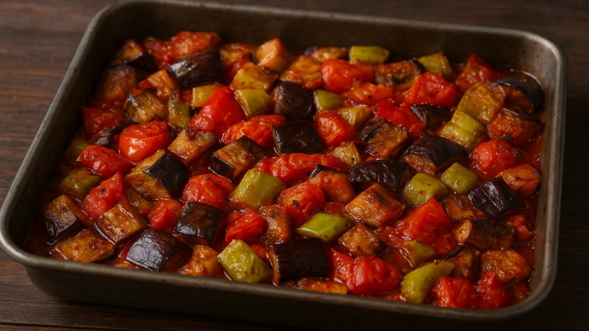 Evde kebap lezzeti yaratmanın en kolay yolu! Fırın tepsisinde etsiz patlıcan kebabı tarifi