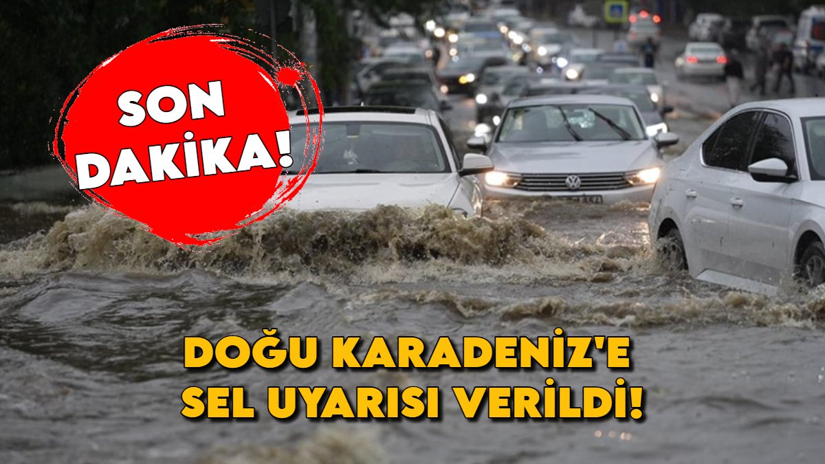 SON DAKİKA: Doğu Karadeniz'e sel uyarısı! Öğleden sonra başlayacak yarın gün boyu sürecek