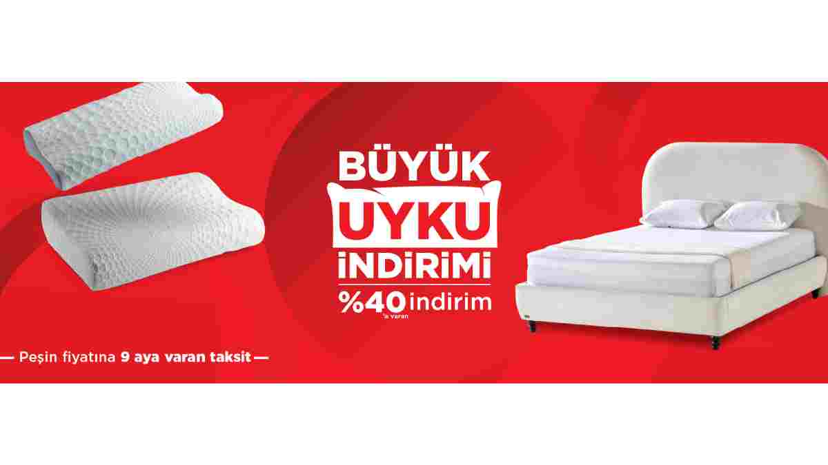 İşbir Yatak'ta "Büyük Uyku İndirimi” başladı!