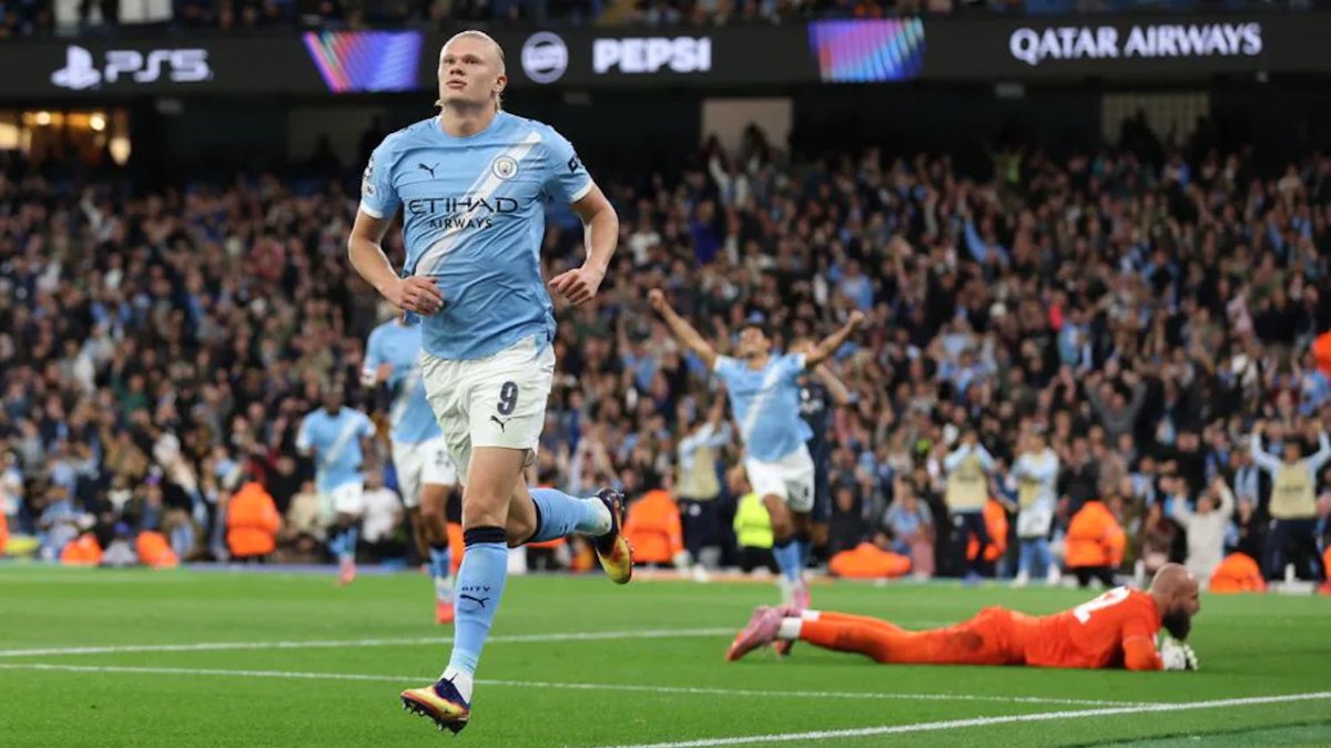 Erling Haaland'dan tarihe geçen gol: Manchester City'nin golcüsü Şampiyonlar Ligi rekorunu kırdı
