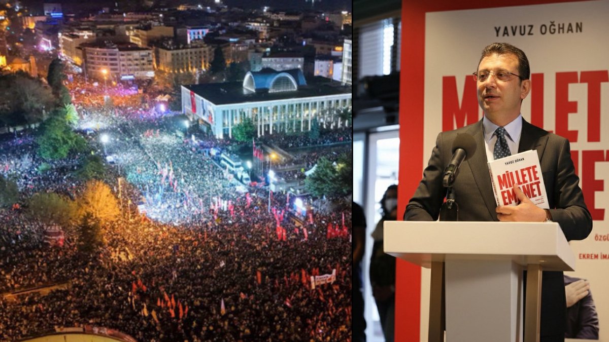 İmamoğlu 'Bu kitap size emanet' diyerek tanıttı