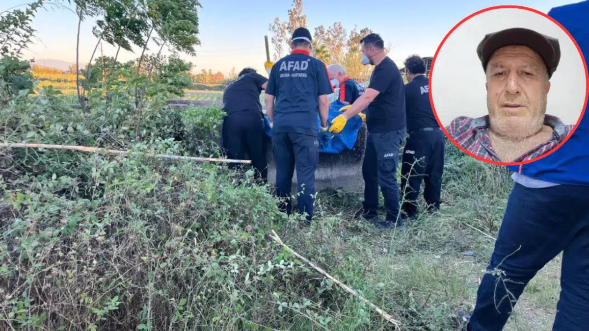 Osmaniye'de kayıp yaşlı adam ölü bulundu: Cansız bedeni sulama kanalında çıktı