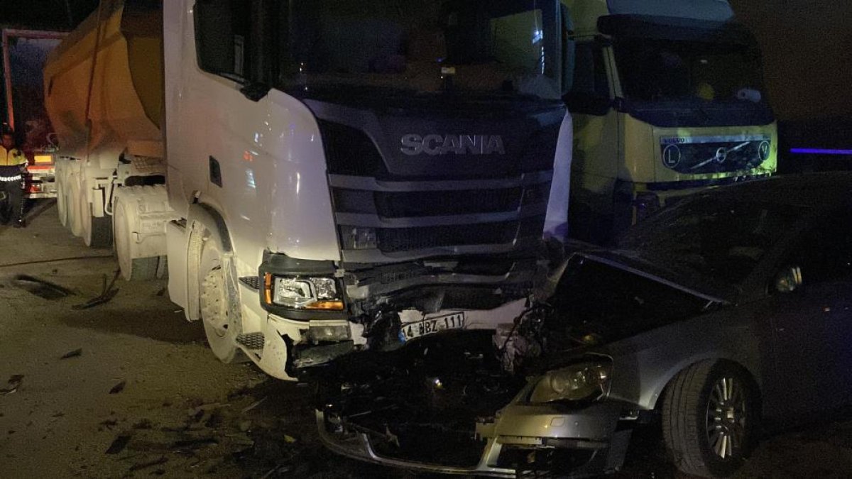 Bolu'da zincirleme kaza: 4 kişi ağır yaralandı