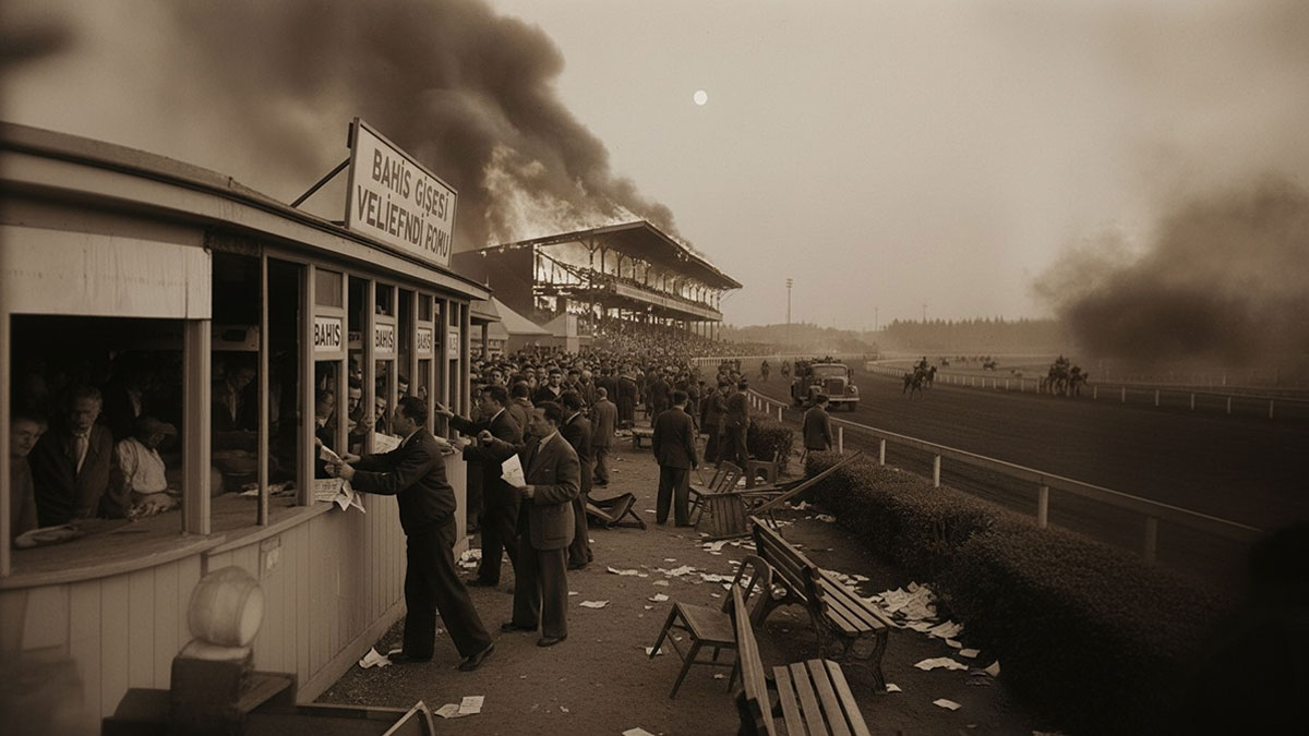 Unutulan facia: Kaybeden bahisçiler, Veliefendi Hipodromu'nu ateşe verdi!