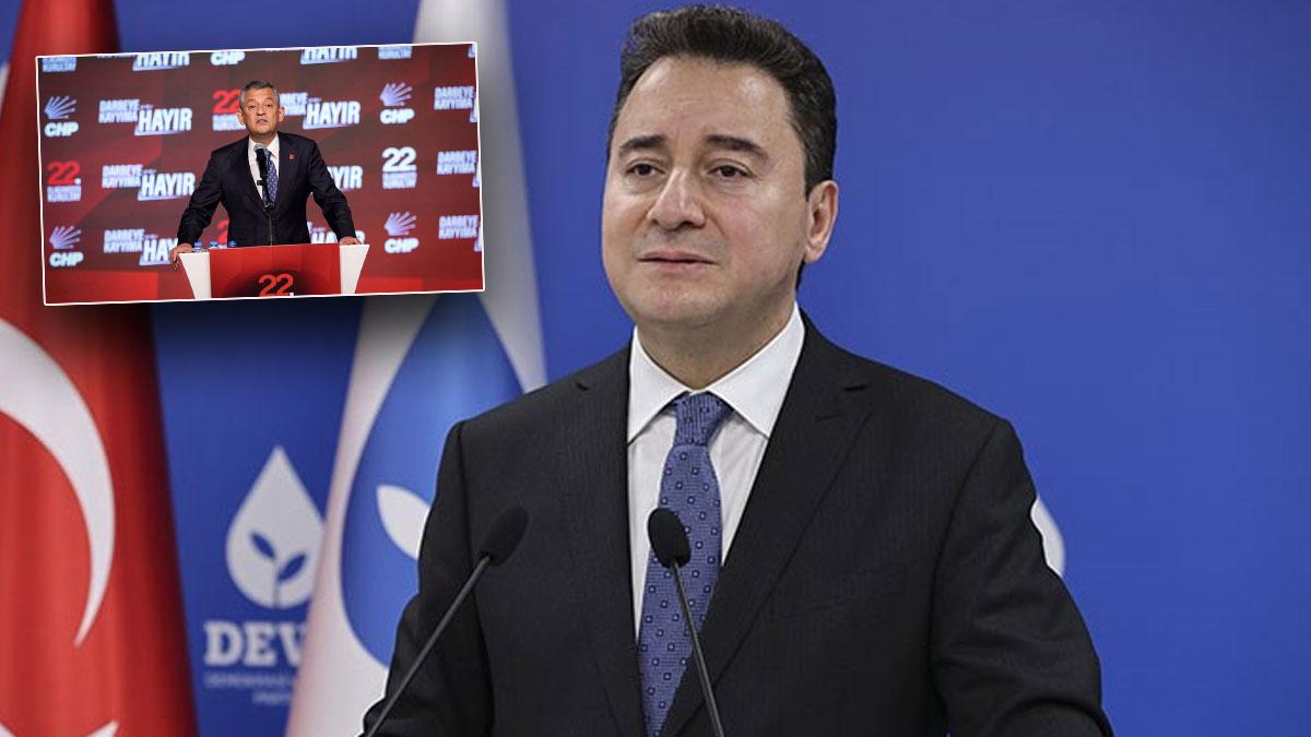 Babacan'dan yeniden genel başkan olan Özgür Özel'e tebrik