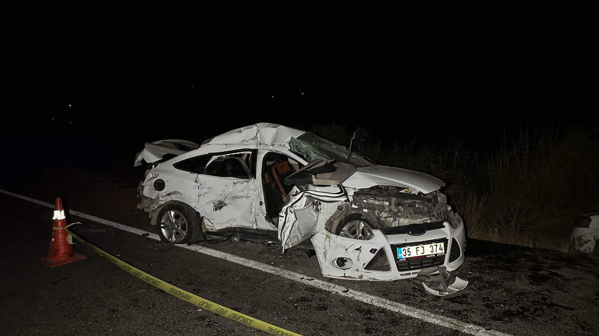 Uşak’ta feci kaza: 1 ölü, 1 ağır yaralı