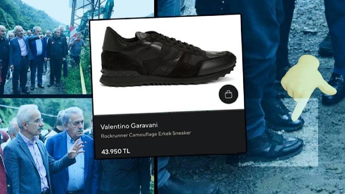 Hız cezasının ardından lüks ayakkabı tartışması: Bakan Uraloğlu'nun sel bölgesinde giydiği ayakkabının fiyatı iki asgari ücret