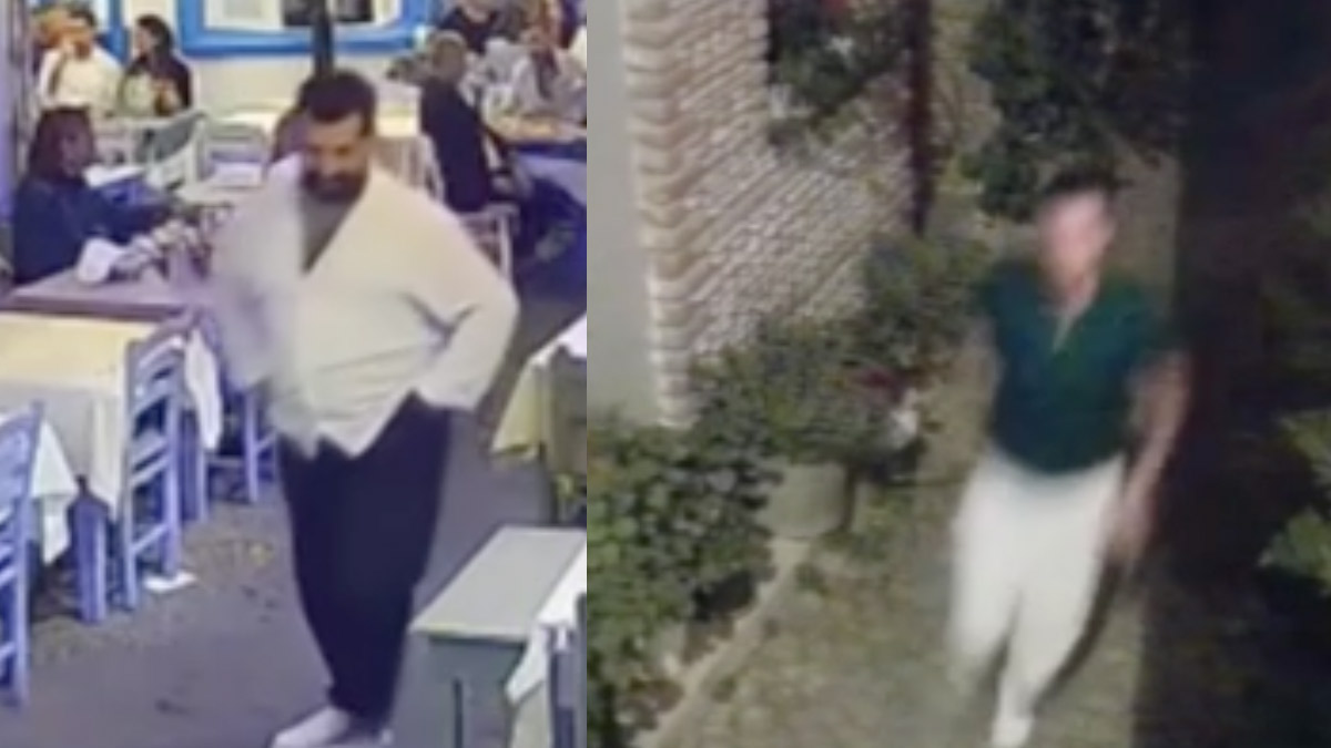 Yediler, içtiler, 8 bin 500 liralık hesabı ödemeden kaçtılar! O anlar kamerada