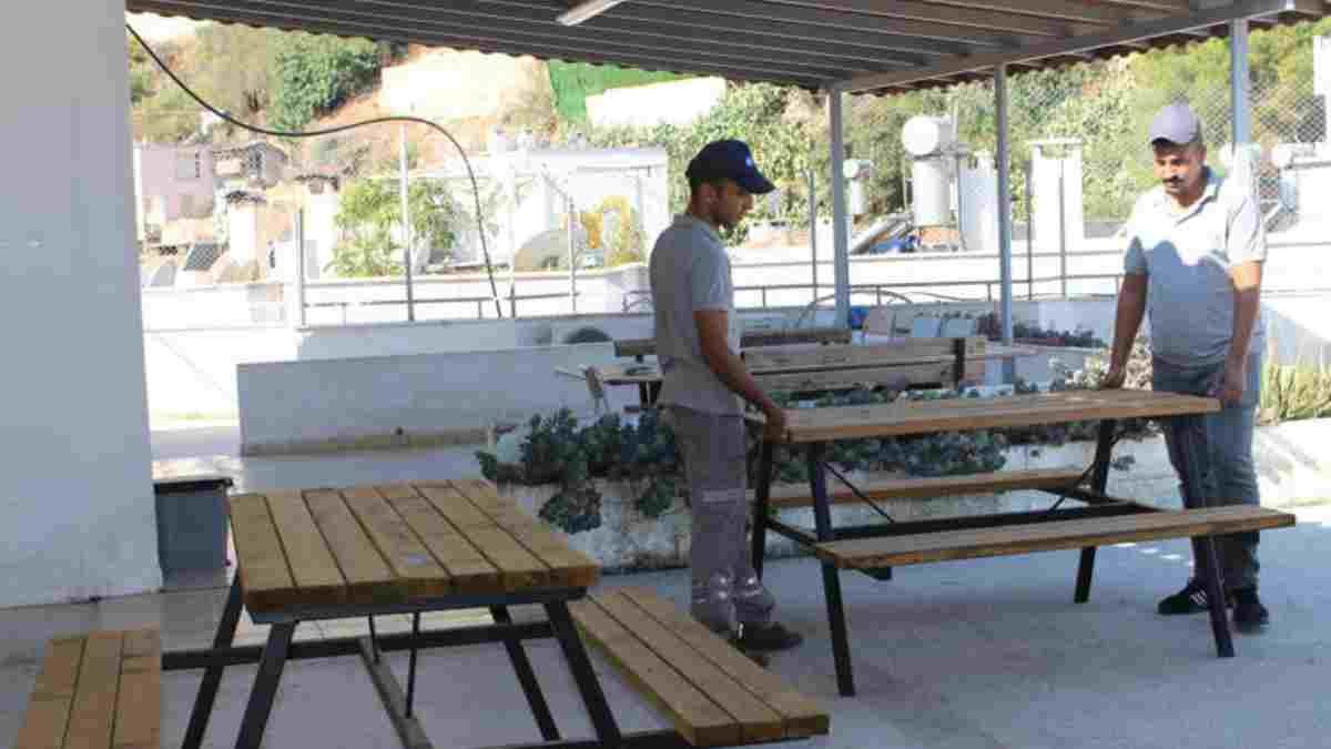 Büyükşehir’den bank ve piknik masası desteği