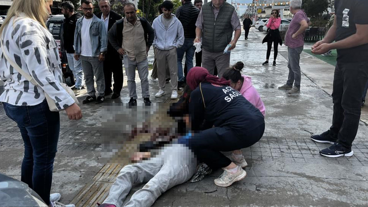 Yaya geçidinde dehşet! Kurallara uymadılar yaşlı kadını komalık ettiler