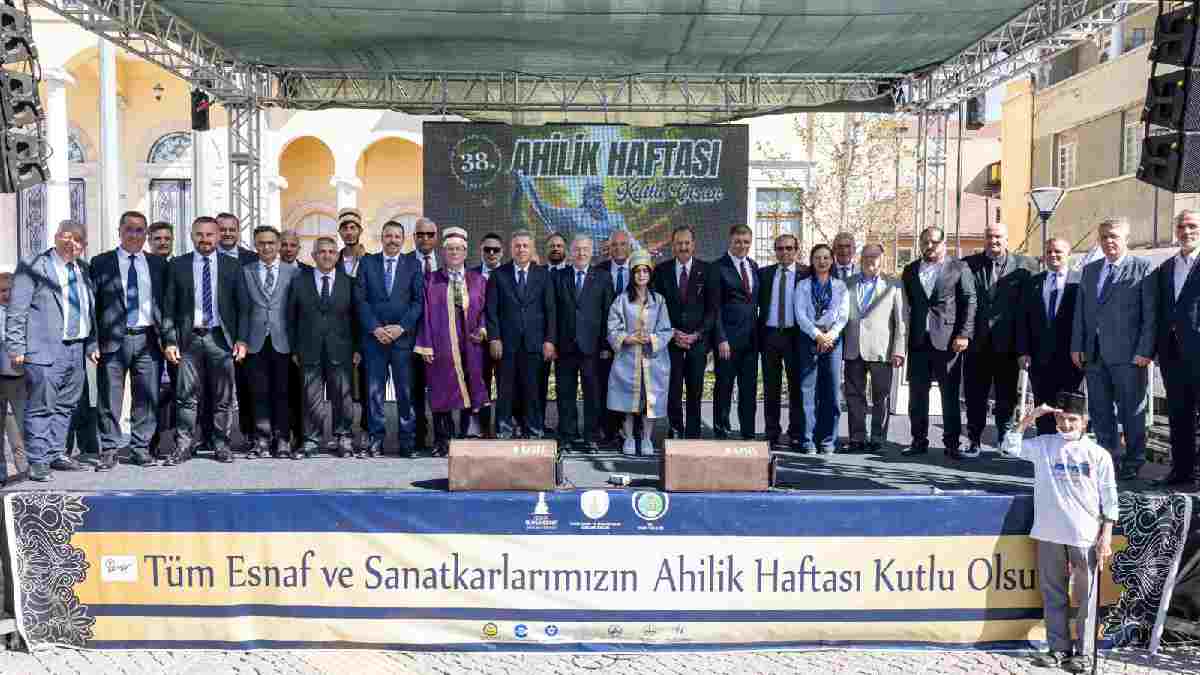 Başkan Tugay, Ahilik Haftası’nda konuştu