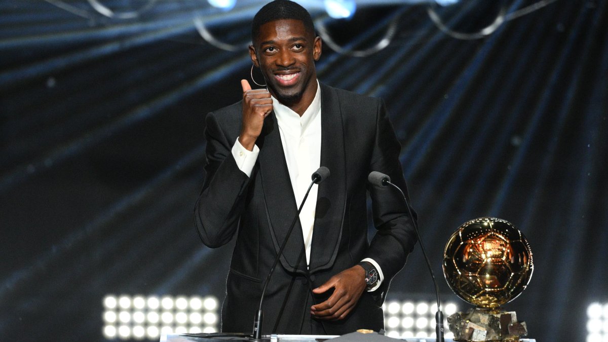 PSG'nin yıldızı Ousmane Dembele Ballon d’Or ödülünün sahibi oldu