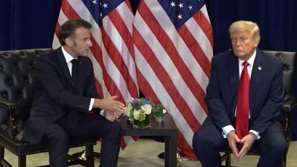 Trump ve Macron, BM zirvesinde buluştu: Ukrayna için ortak tavır, Filistin için görüş ayrılığı yaşandı