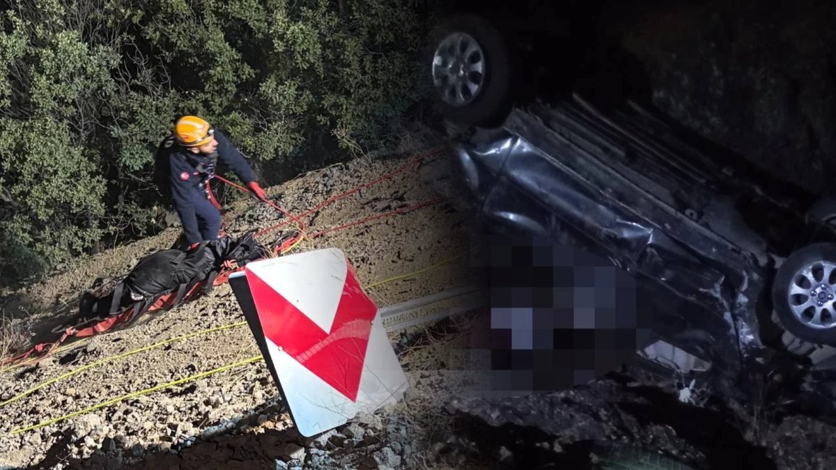 Sivas'ta katliam gibi kaza: 100 metrelik uçuruma yuvarlanan 4 kişi hayatını kaybetti