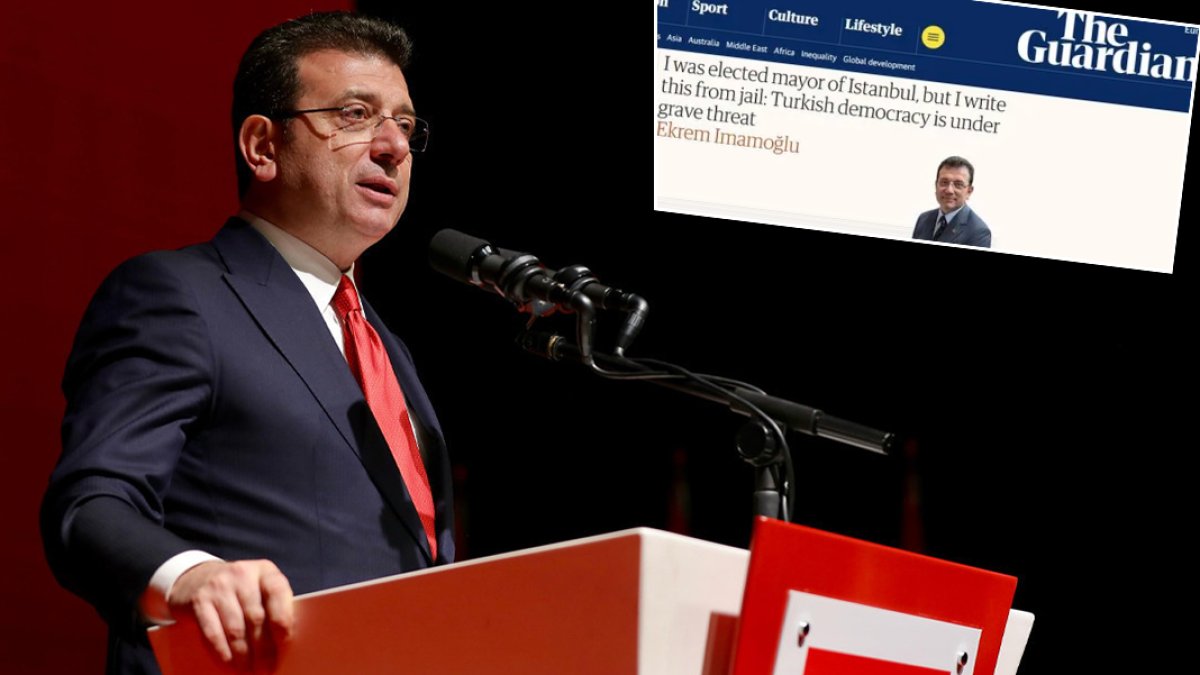 İmamoğlu, Guardian'a makale yazdı: Türk demokrasisi büyük tehdit altında