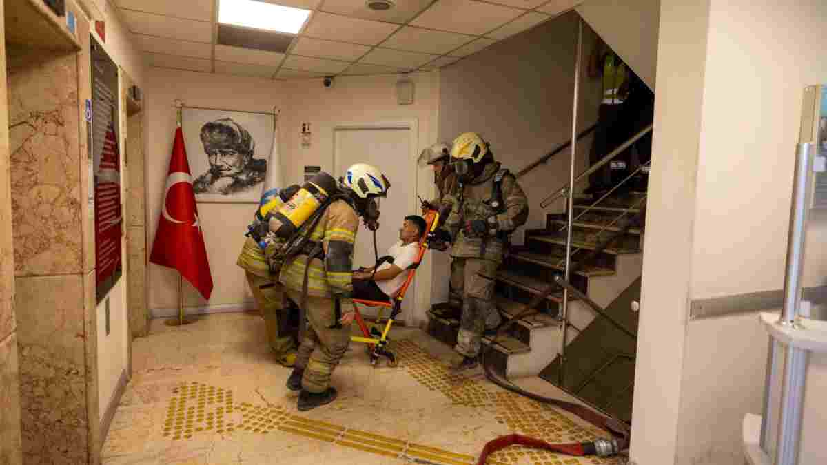 İZSU’da gerçeği aratmayan tatbikat