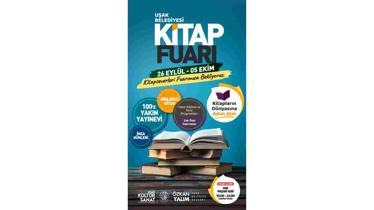 Uşak Kitap Fuarı kapılarını açıyor