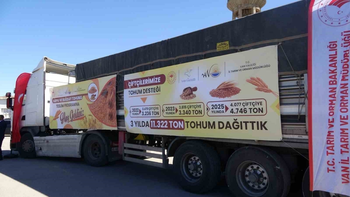 Çiftçiye devletten kolaylık sağlayan destek! 3 yılda 11 bin 322 ton tohum desteği verildi