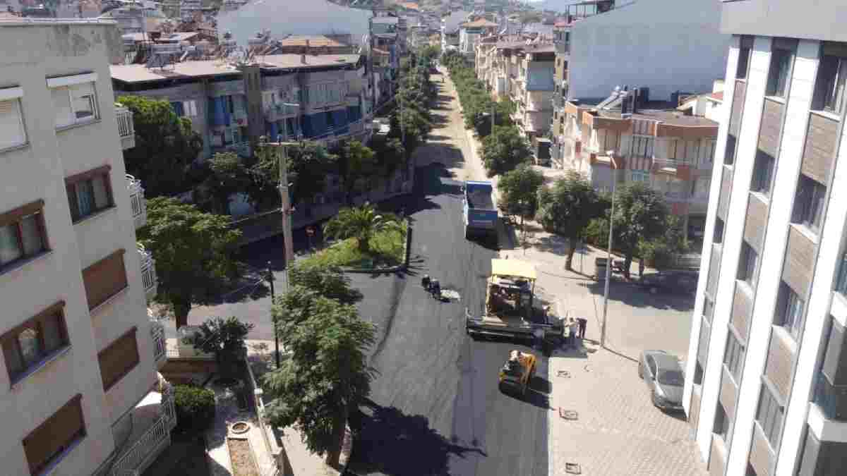 Büyükşehir, Salihli ve Kırkağaç’ta asfalt çalışmaları devam ediyor