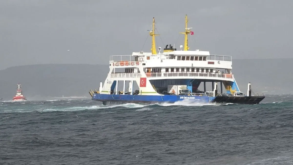Güney Marmara'da yarınki bazı feribot seferleri iptal edildi