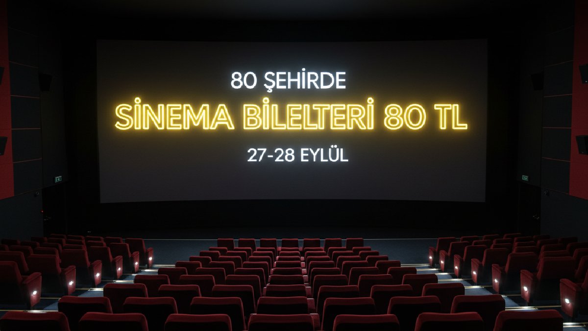 Sinema festivali başlasın! 80 şehirde 2 gün boyunca sinema biletleri 80 TL olacak!