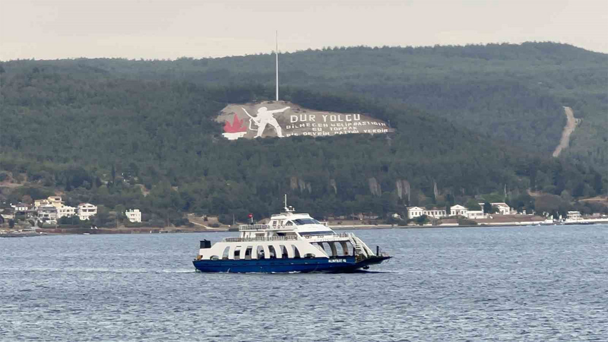 Gökçeada feribot seferleri iptal