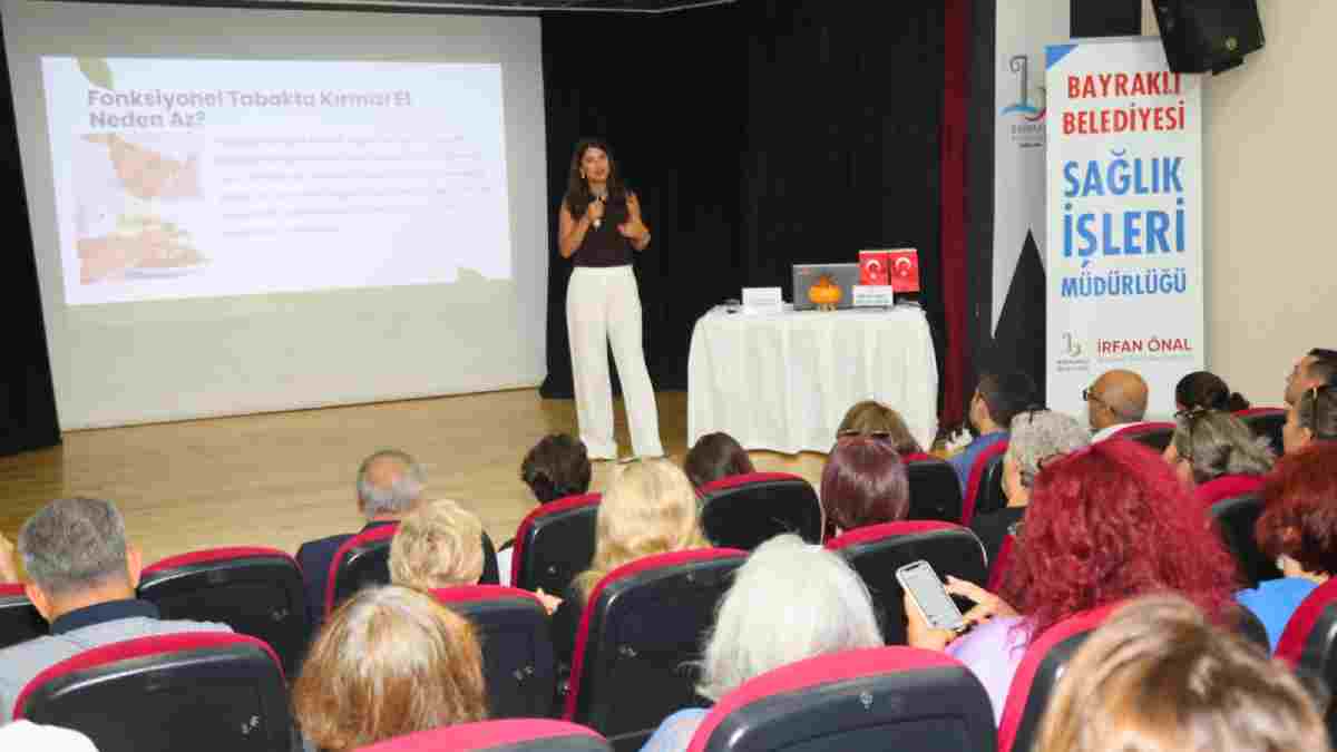 Bayraklı'da sağlıklı ve dengeli beslenme semineri