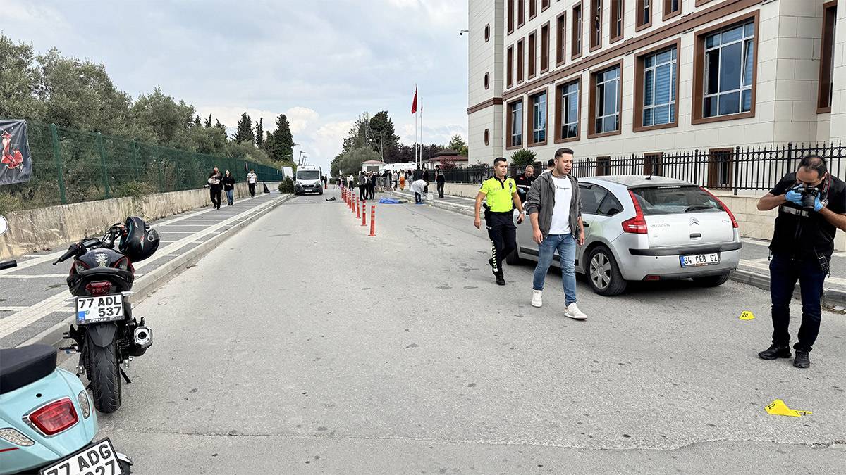 Adliye önünde silahlı pusu! İfade vermeye gitti, hayatını kaybetti