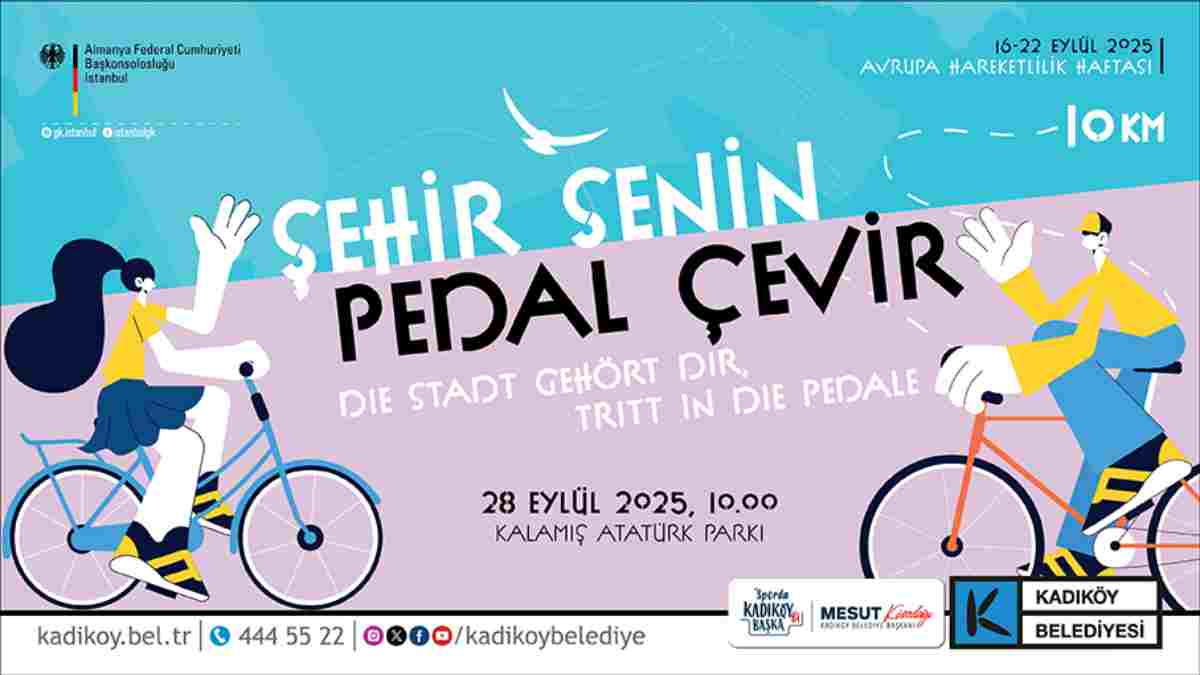 Kadıköy’de “Şehir Senin, Pedal Çevir” etkinliği
