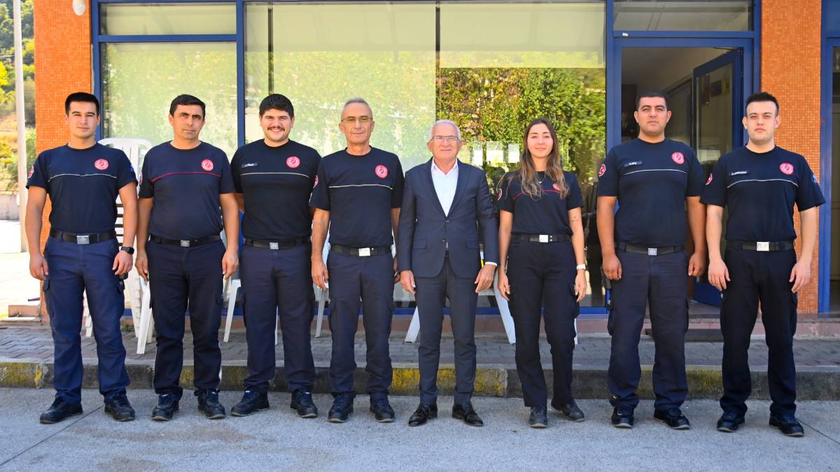 Başkan Avcıoğlu’ndan Kumluca İtfaiye İstasyonuna ziyaret