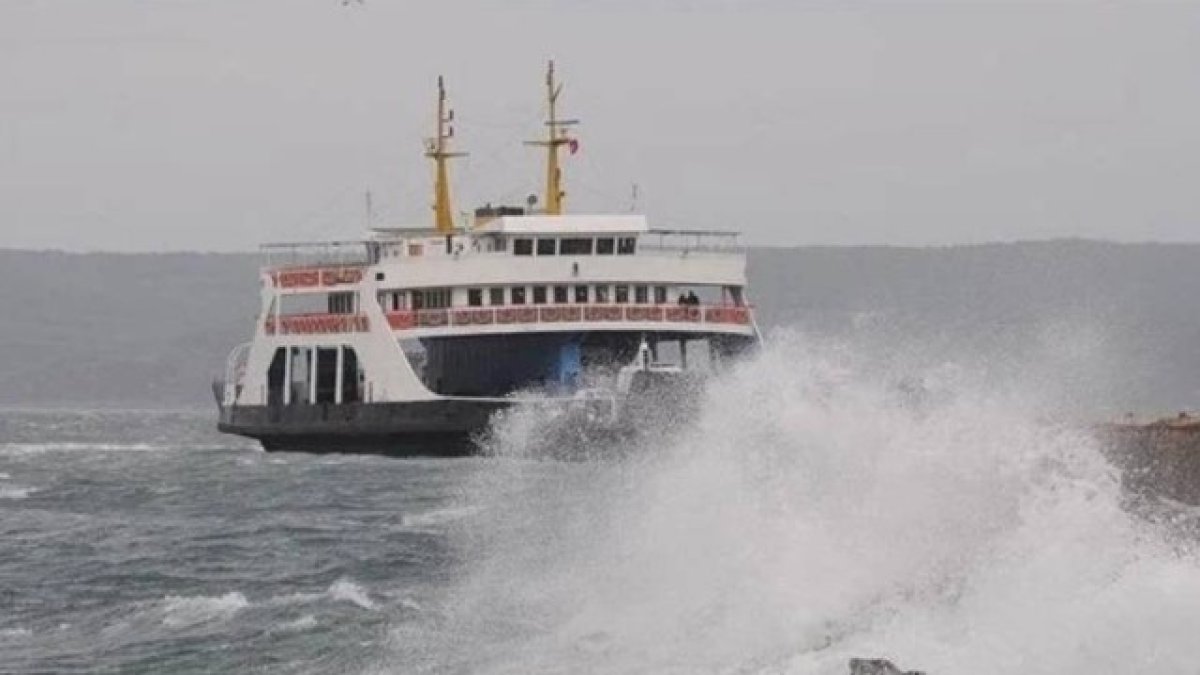Güney Marmara'da olumsuz hava uyarısı: Bazı feribot seferleri iptal edildi